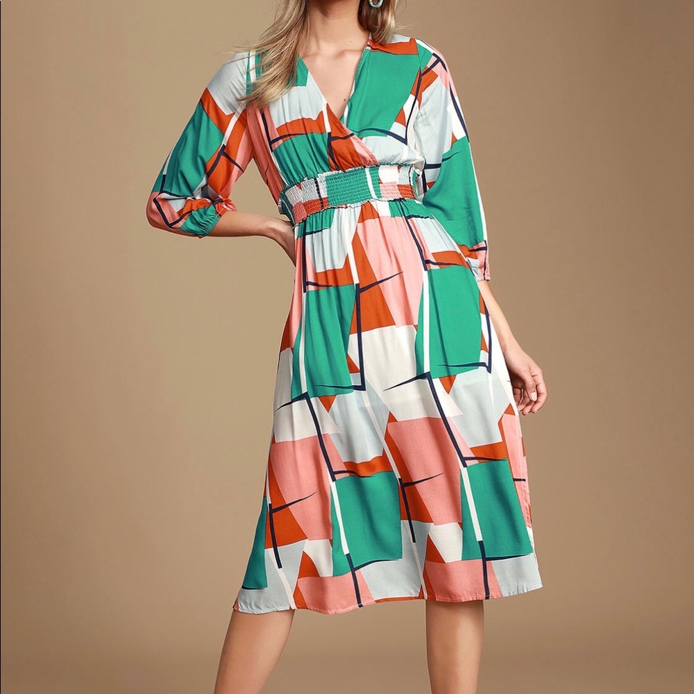 NWT Lulus Midi Dress